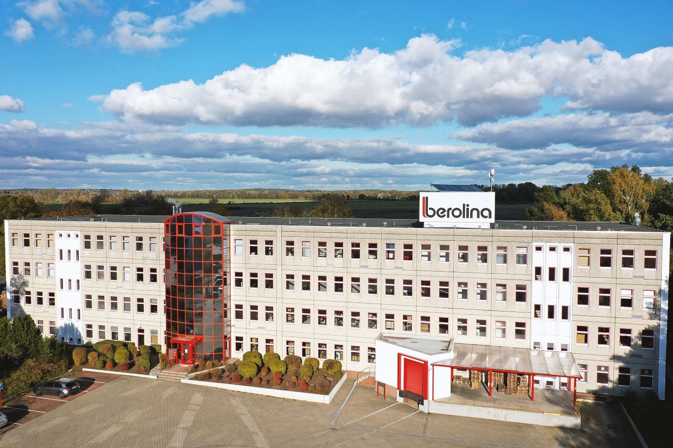 Fassadenansicht vom Firmengebäude von berolina